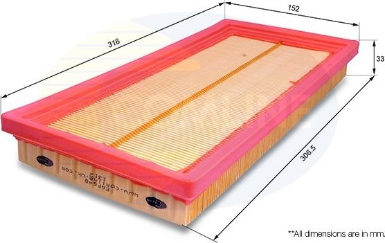 Comline EAF648 - Въздушен филтър vvparts.bg