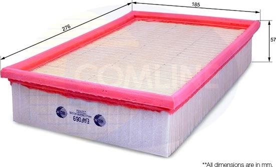 Comline EAF069 - Въздушен филтър vvparts.bg