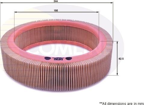 Comline EAF062 - Въздушен филтър vvparts.bg