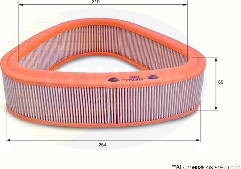 Comline EAF023 - Въздушен филтър vvparts.bg