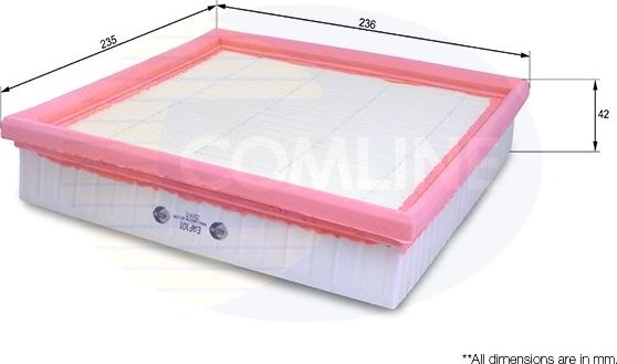 Comline EAF101 - Въздушен филтър vvparts.bg