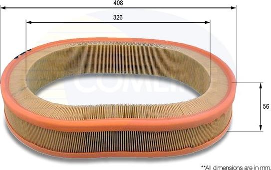 Comline EAF103 - Въздушен филтър vvparts.bg