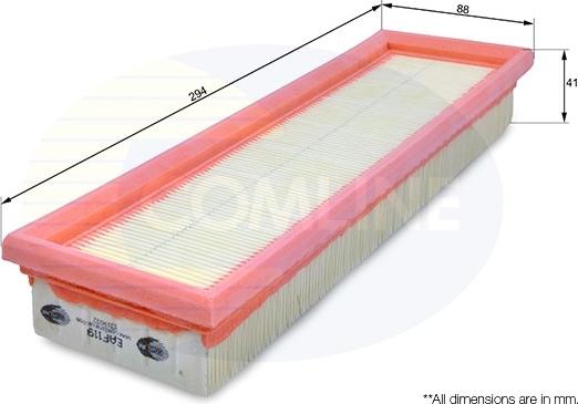 Comline EAF119 - Въздушен филтър vvparts.bg