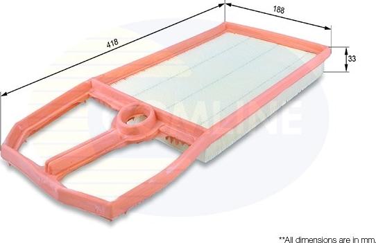 Comline EAF124 - Въздушен филтър vvparts.bg