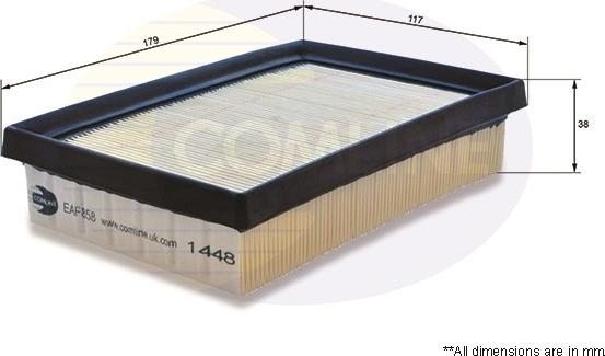 Comline EAF858 - Въздушен филтър vvparts.bg