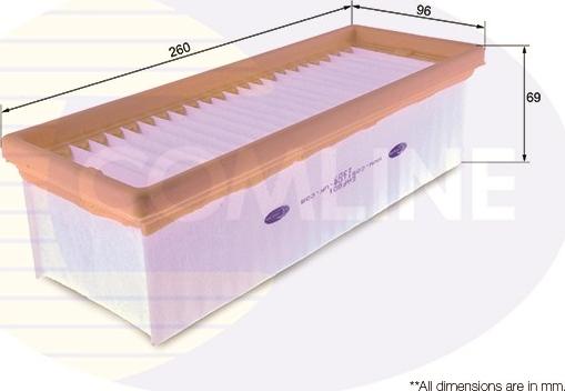 Comline EAF801 - Въздушен филтър vvparts.bg