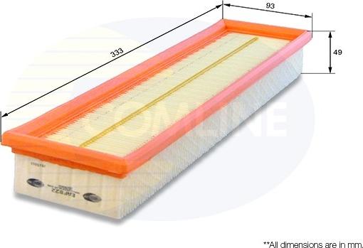 Comline EAF822 - Въздушен филтър vvparts.bg