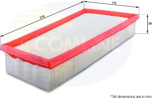 Comline EAF246 - Въздушен филтър vvparts.bg