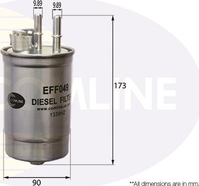 Comline EFF049 - Горивен филтър vvparts.bg
