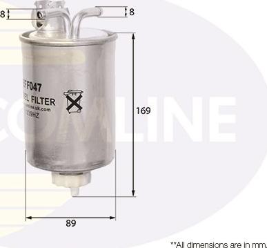 Comline EFF047 - Горивен филтър vvparts.bg