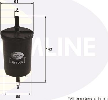 Comline EFF005 - Горивен филтър vvparts.bg