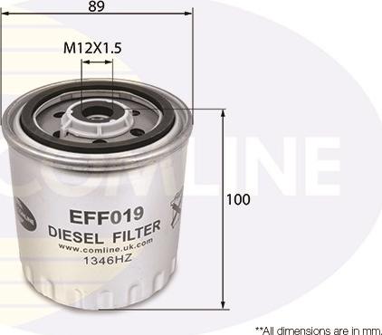 Comline EFF019 - Горивен филтър vvparts.bg