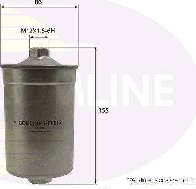 Comline EFF015 - Горивен филтър vvparts.bg