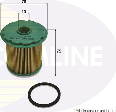 Comline EFF085 - Горивен филтър vvparts.bg