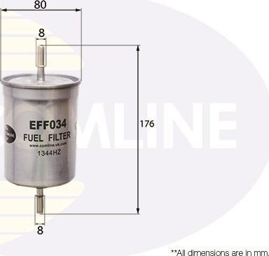 Comline EFF034 - Горивен филтър vvparts.bg