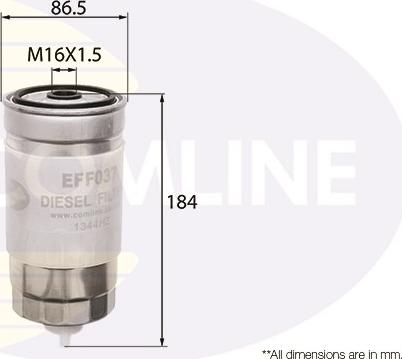 Comline EFF037 - Горивен филтър vvparts.bg