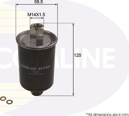 Comline EFF024 - Горивен филтър vvparts.bg