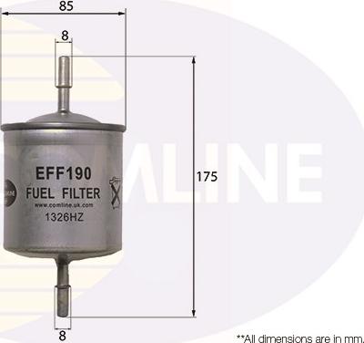 Comline EFF190 - Горивен филтър vvparts.bg