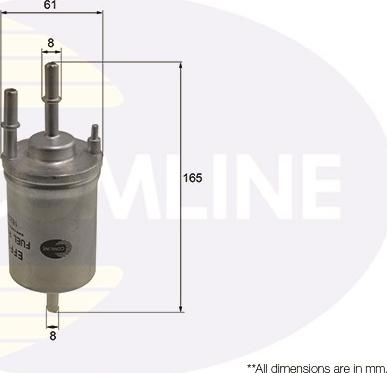 Comline EFF144 - Горивен филтър vvparts.bg