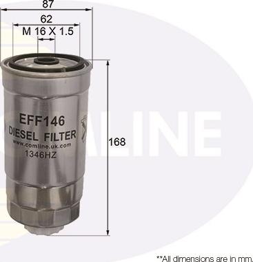 Comline EFF146 - Горивен филтър vvparts.bg