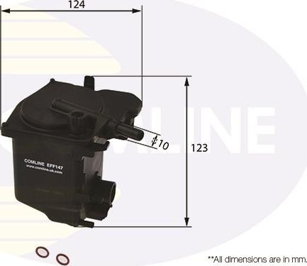 Comline EFF147 - Горивен филтър vvparts.bg