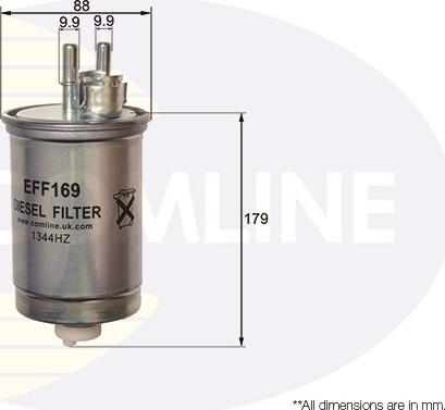 Comline EFF169 - Горивен филтър vvparts.bg