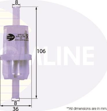 Comline EFF100 - Горивен филтър vvparts.bg