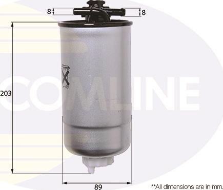 Comline EFF130 - Горивен филтър vvparts.bg