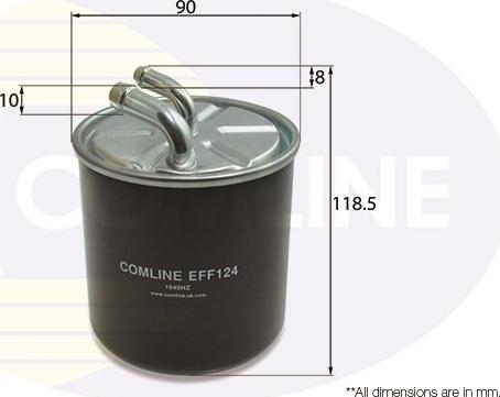 Comline EFF124 - Горивен филтър vvparts.bg