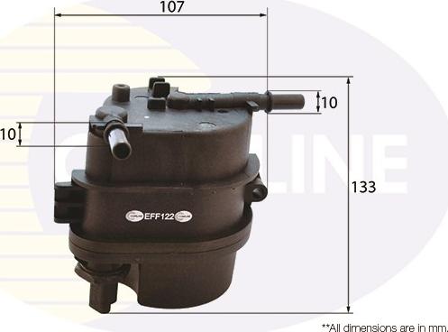 Comline EFF122 - Горивен филтър vvparts.bg