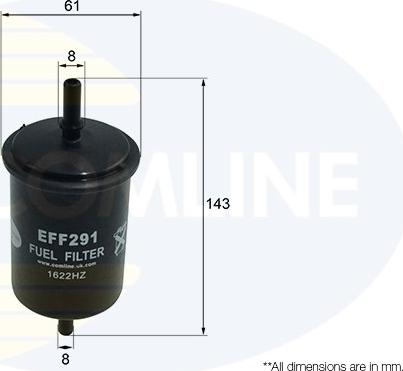 Comline EFF291 - Горивен филтър vvparts.bg