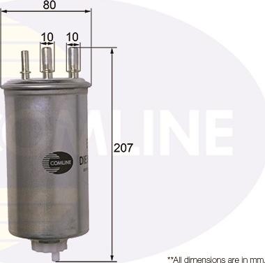 Comline EFF244 - Горивен филтър vvparts.bg