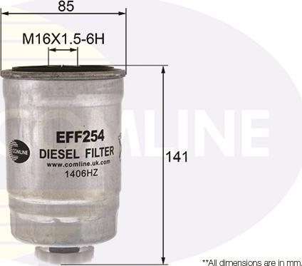 Comline EFF254 - Горивен филтър vvparts.bg