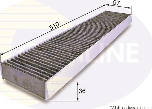 Comline EKF155A - Филтър купе (поленов филтър) vvparts.bg