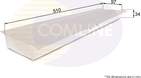 Comline EKF155 - Филтър купе (поленов филтър) vvparts.bg