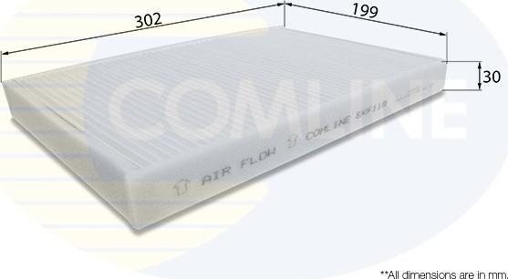 Comline EKF119 - Филтър купе (поленов филтър) vvparts.bg