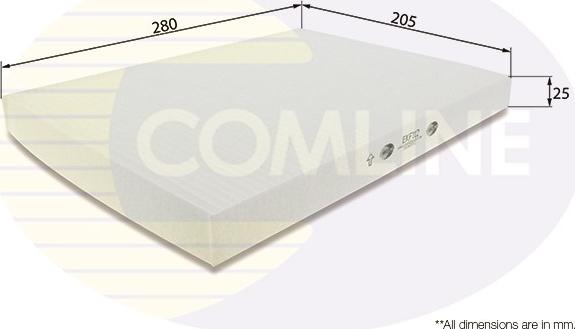 Comline EKF112 - Филтър купе (поленов филтър) vvparts.bg