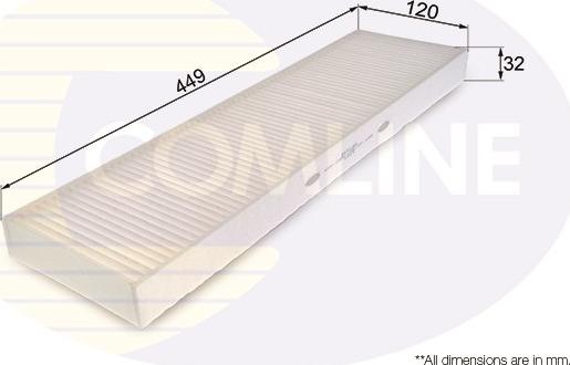 Comline EKF180 - Филтър купе (поленов филтър) vvparts.bg