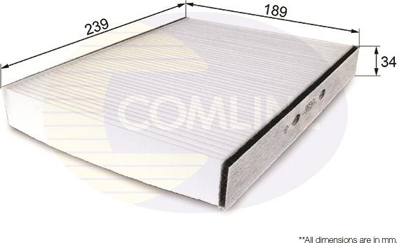 Comline EKF121 - Филтър купе (поленов филтър) vvparts.bg