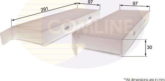 Comline EKF170 - Филтър купе (поленов филтър) vvparts.bg