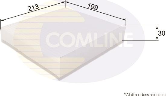 Comline EKF173 - Филтър купе (поленов филтър) vvparts.bg