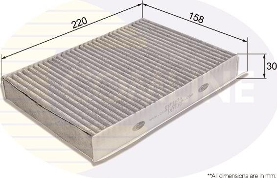 Comline EKF343A - Филтър купе (поленов филтър) vvparts.bg