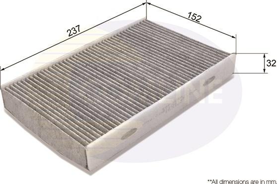 Comline EKF305A - Филтър купе (поленов филтър) vvparts.bg