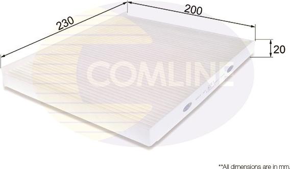 Comline EKF321 - Филтър купе (поленов филтър) vvparts.bg