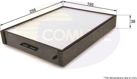 Comline EKF227 - Филтър купе (поленов филтър) vvparts.bg