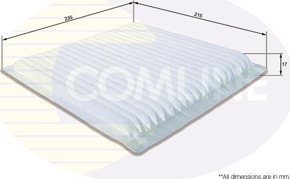 Comline EKF275 - Филтър купе (поленов филтър) vvparts.bg