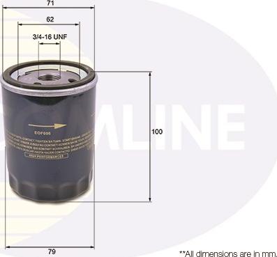 Comline EOF006 - Маслен филтър vvparts.bg