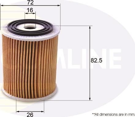 Comline EOF167 - Маслен филтър vvparts.bg