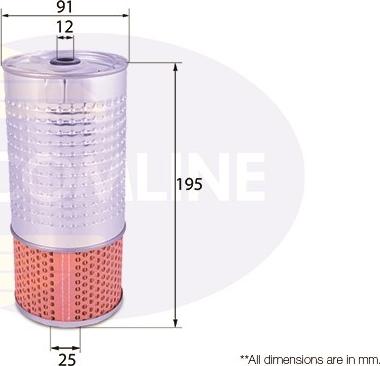 Comline EOF129 - Маслен филтър vvparts.bg