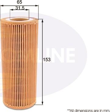 Comline EOF170 - Маслен филтър vvparts.bg